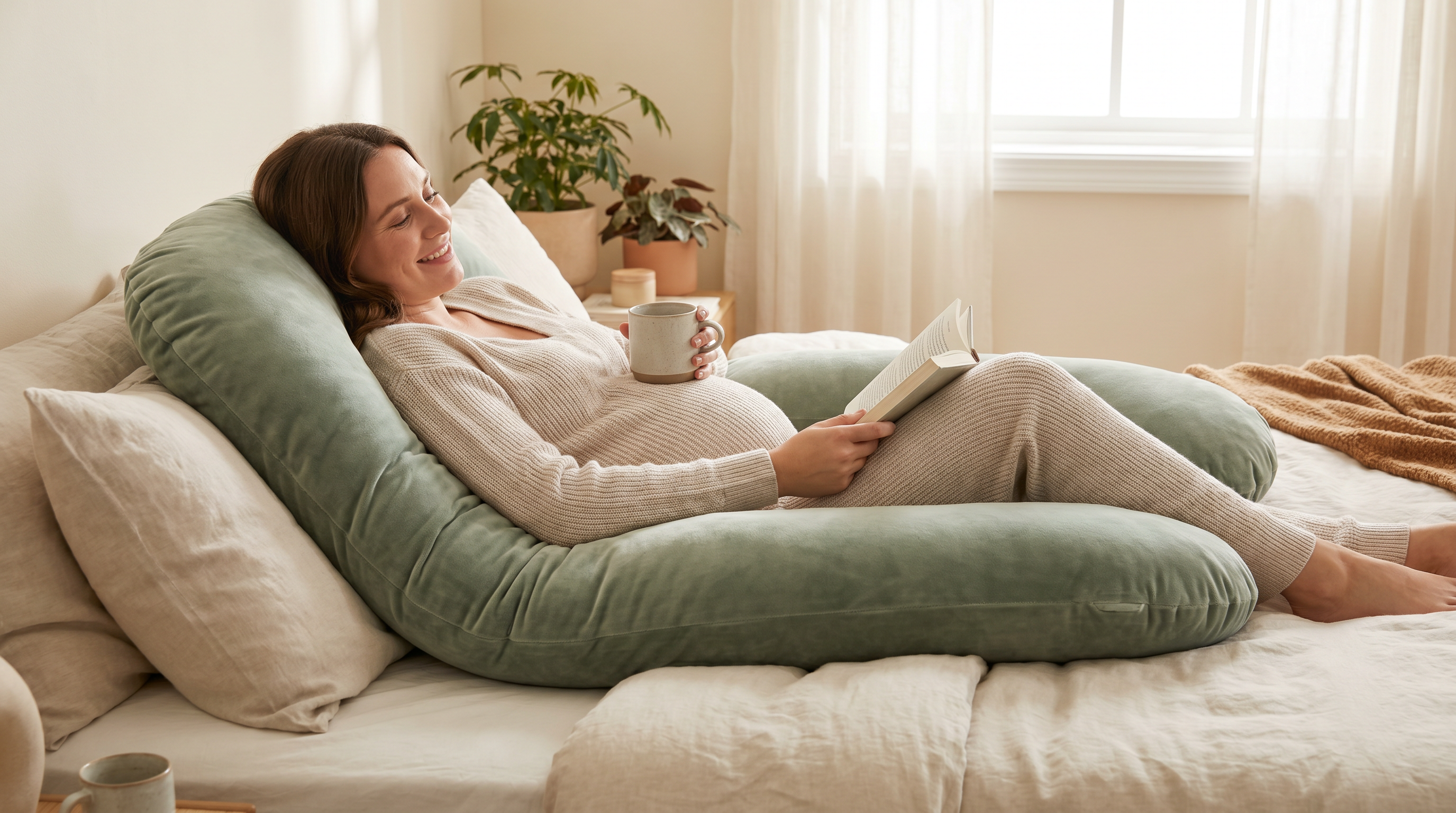 Coussin de grossesse : bien dormir enceinte, trimestre par trimestre